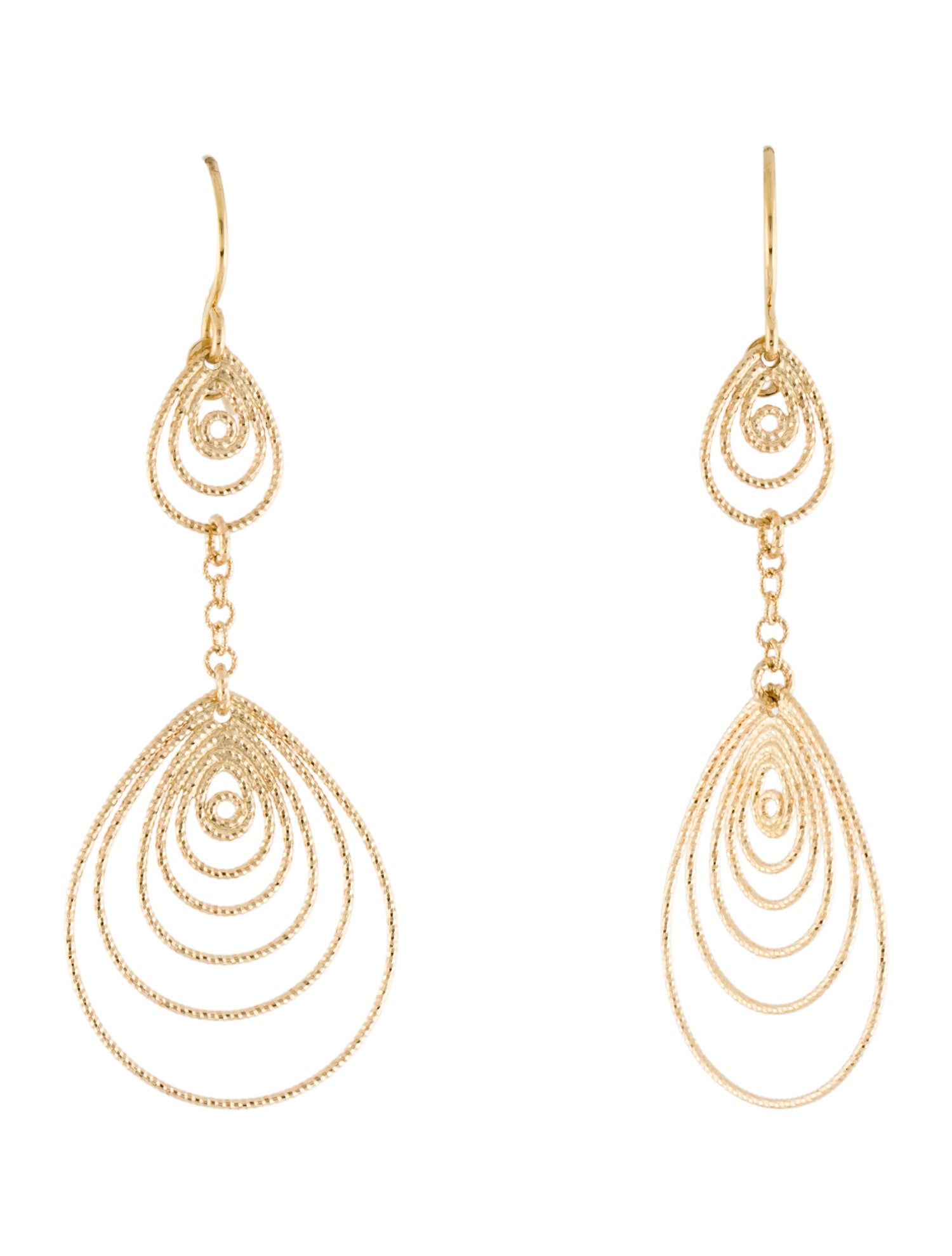 Roberto Coin 18K Mauresque Drop Earrings