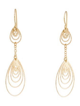 Roberto Coin 18K Mauresque Drop Earrings