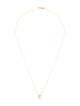 Roberto Coin 18K Diamond Love Letter 'E' Pendant Necklace