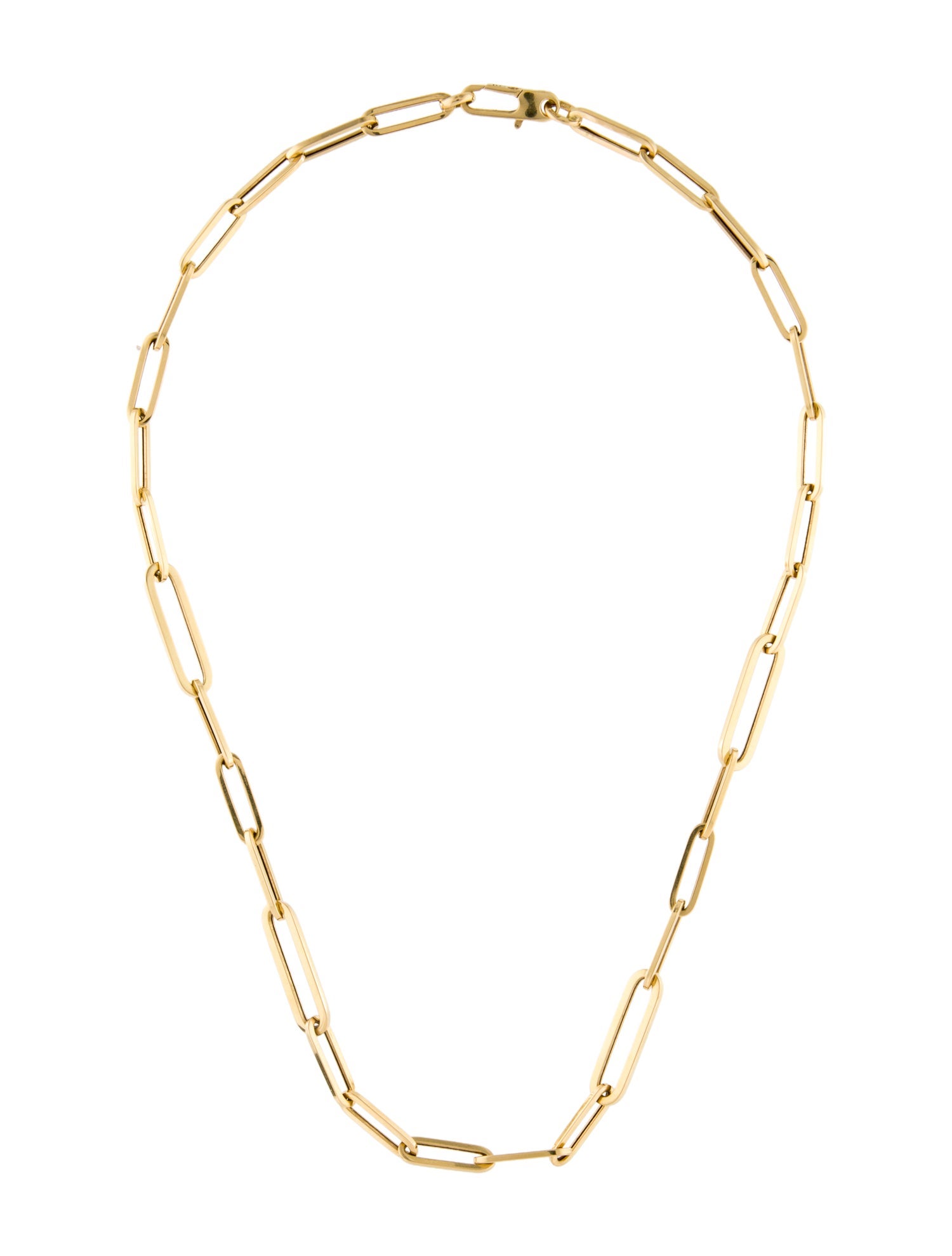Roberto Coin 18K Paper Clip Chain Necklace