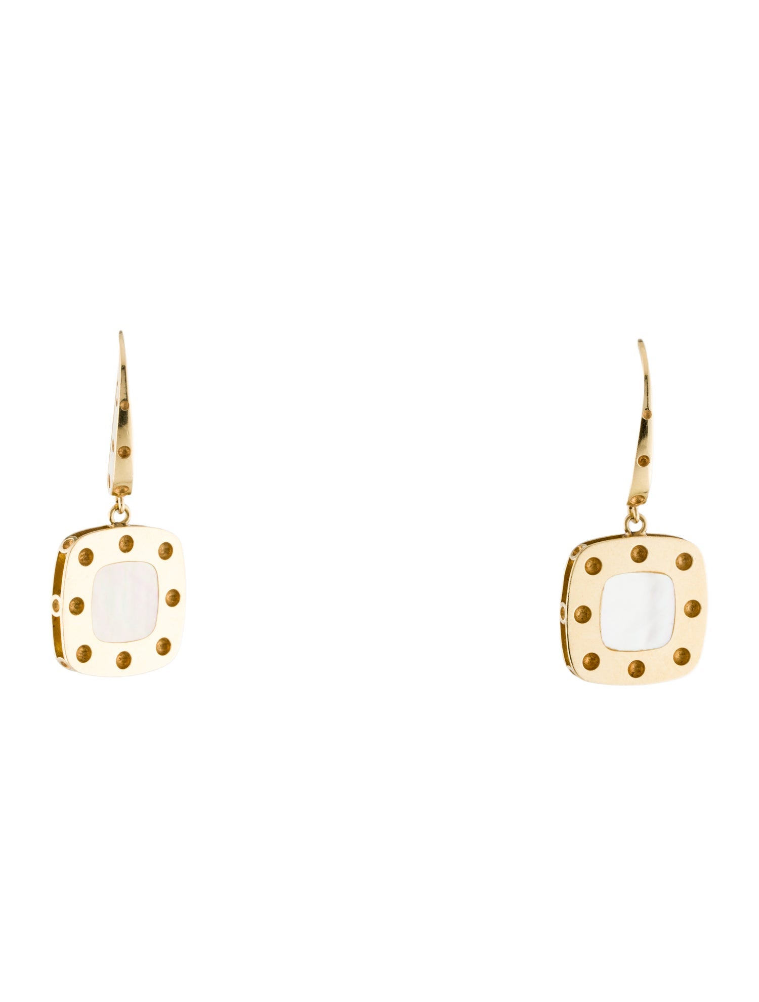 Roberto Coin 18K Mother of Pearl Pois Moi Drop Earrings