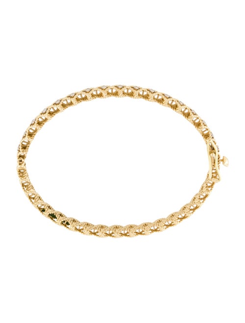 Roberto Coin 18K Diamond Hinged Bangle