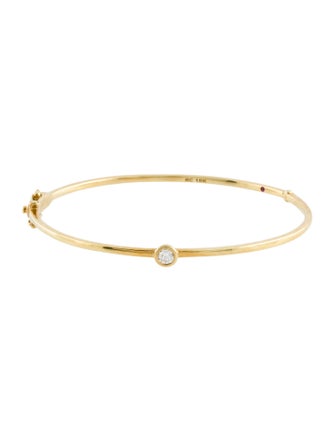 Roberto Coin 18K Diamond Solitaire Bangle Bracelet