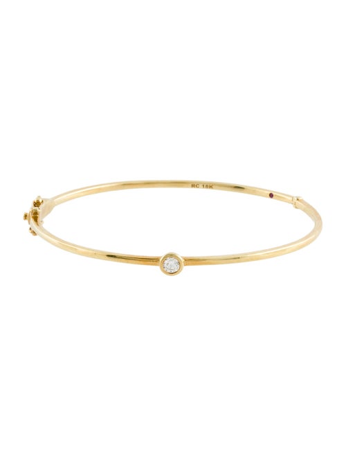 Roberto Coin 18K Diamond Solitaire Bangle Bracelet
