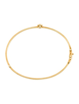 Roberto Coin 18K Diamond Solitaire Bangle Bracelet
