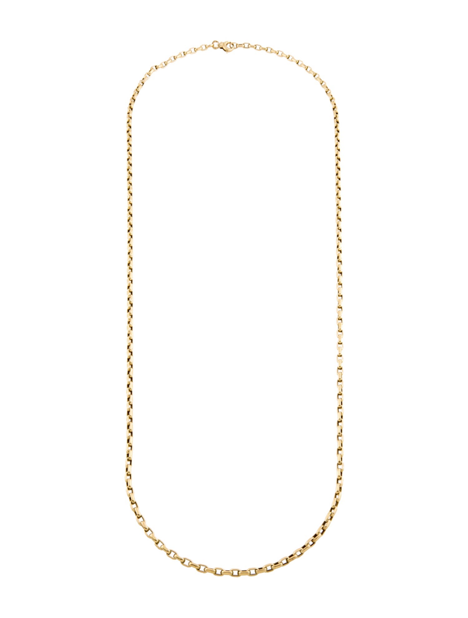 Roberto Coin 18K Small Oval Link Chain Necklace