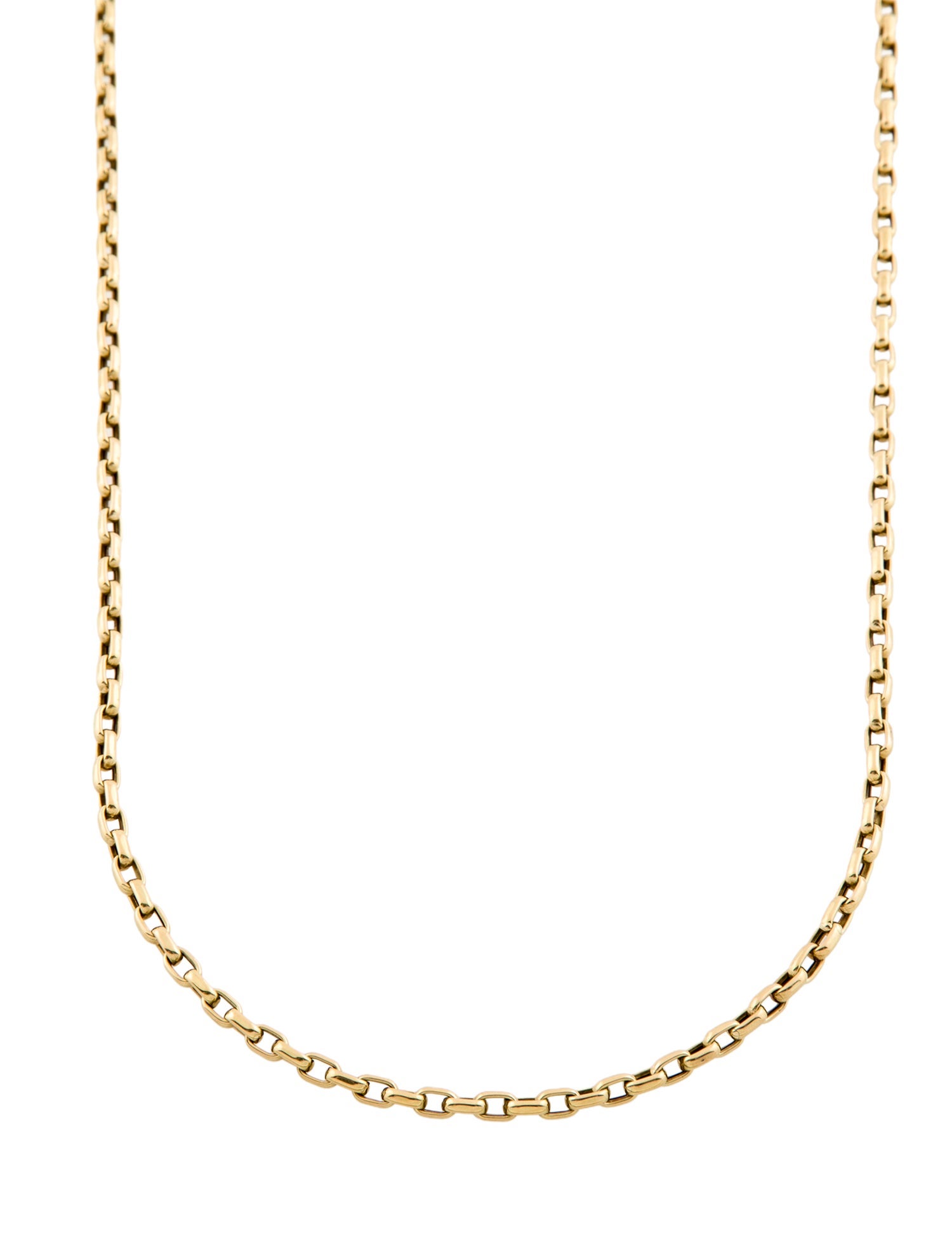 Roberto Coin 18K Small Oval Link Chain Necklace