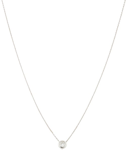 Roberto Coin 18K Single Diamond Bezel Necklace