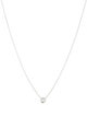 Roberto Coin 18K Single Diamond Bezel Necklace