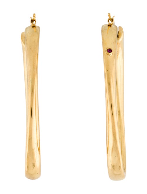 Roberto Coin 18K Gold Hoop Earrings