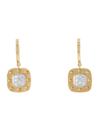 Roberto Coin 18K Diamond Pois Moi Drop Earrings