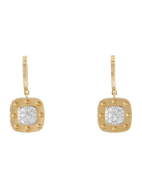 Roberto Coin 18K Diamond Pois Moi Drop Earrings