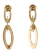 Roberto Coin 18K Chic & Shine Oval Link Drop Earrings