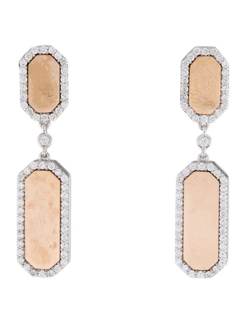 Roberto Coin 18K Diamond Drop Earrings