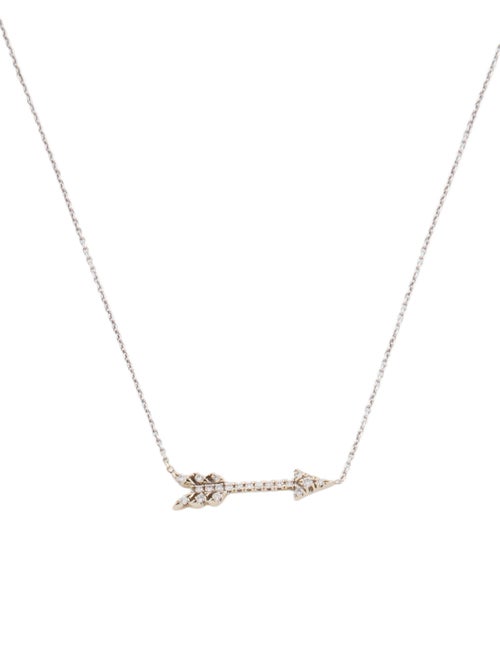 Roberto Coin 18K Diamond Arrow Pendant Necklace