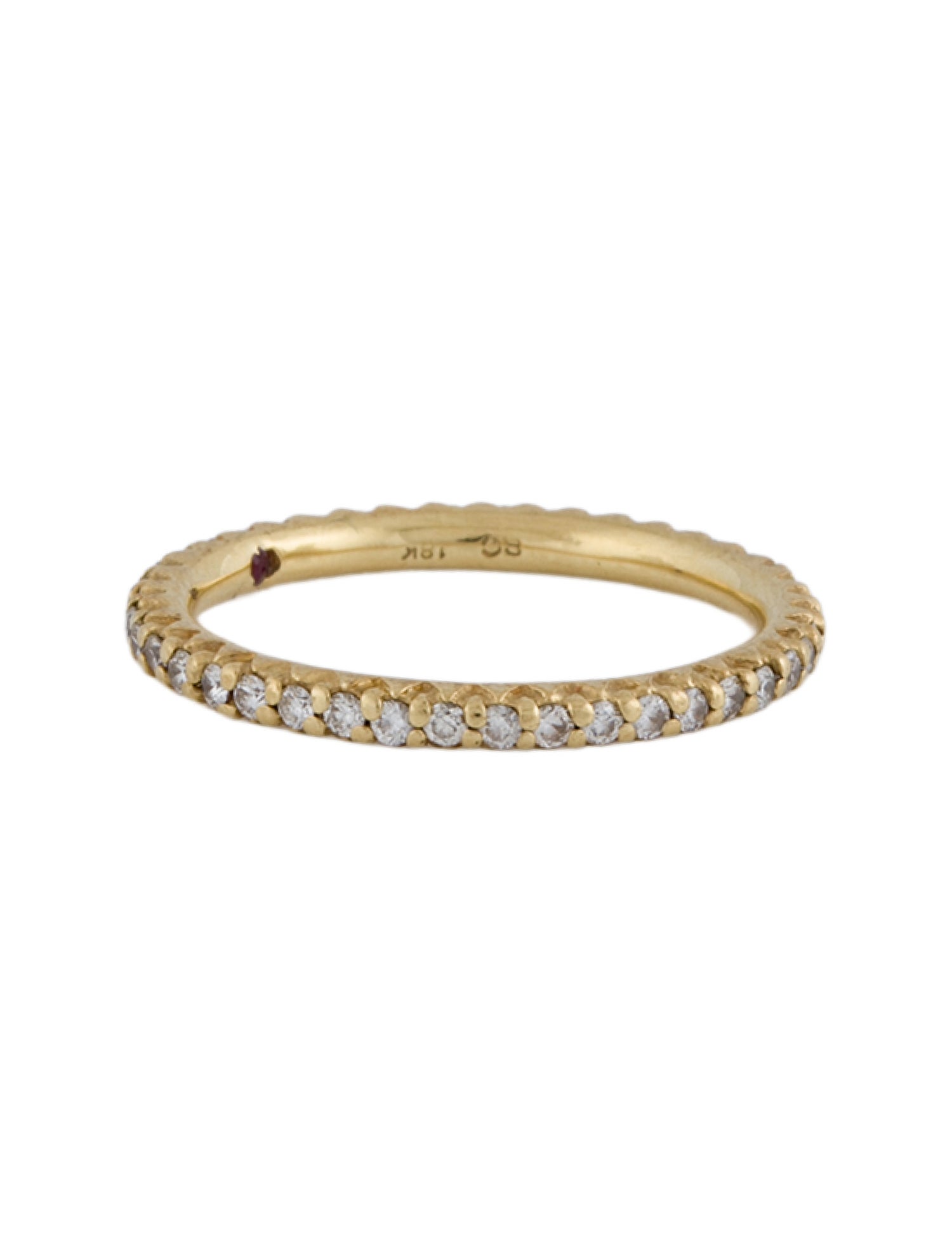 Roberto Coin 18K Diamond Micro Pavé Eternity Band Ring