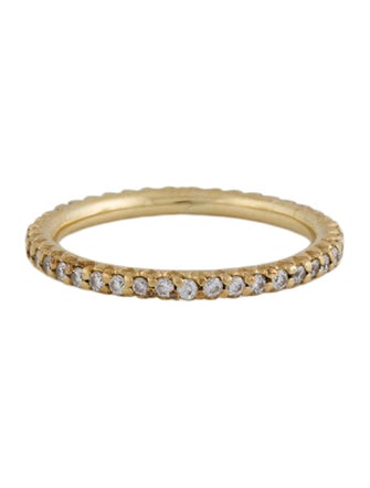Roberto Coin 18K Diamond Micro Pavé Eternity Band Ring