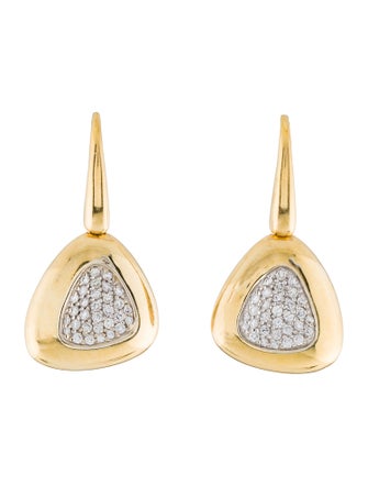 Roberto Coin 18K Diamond Capri Plus Drop Earrings