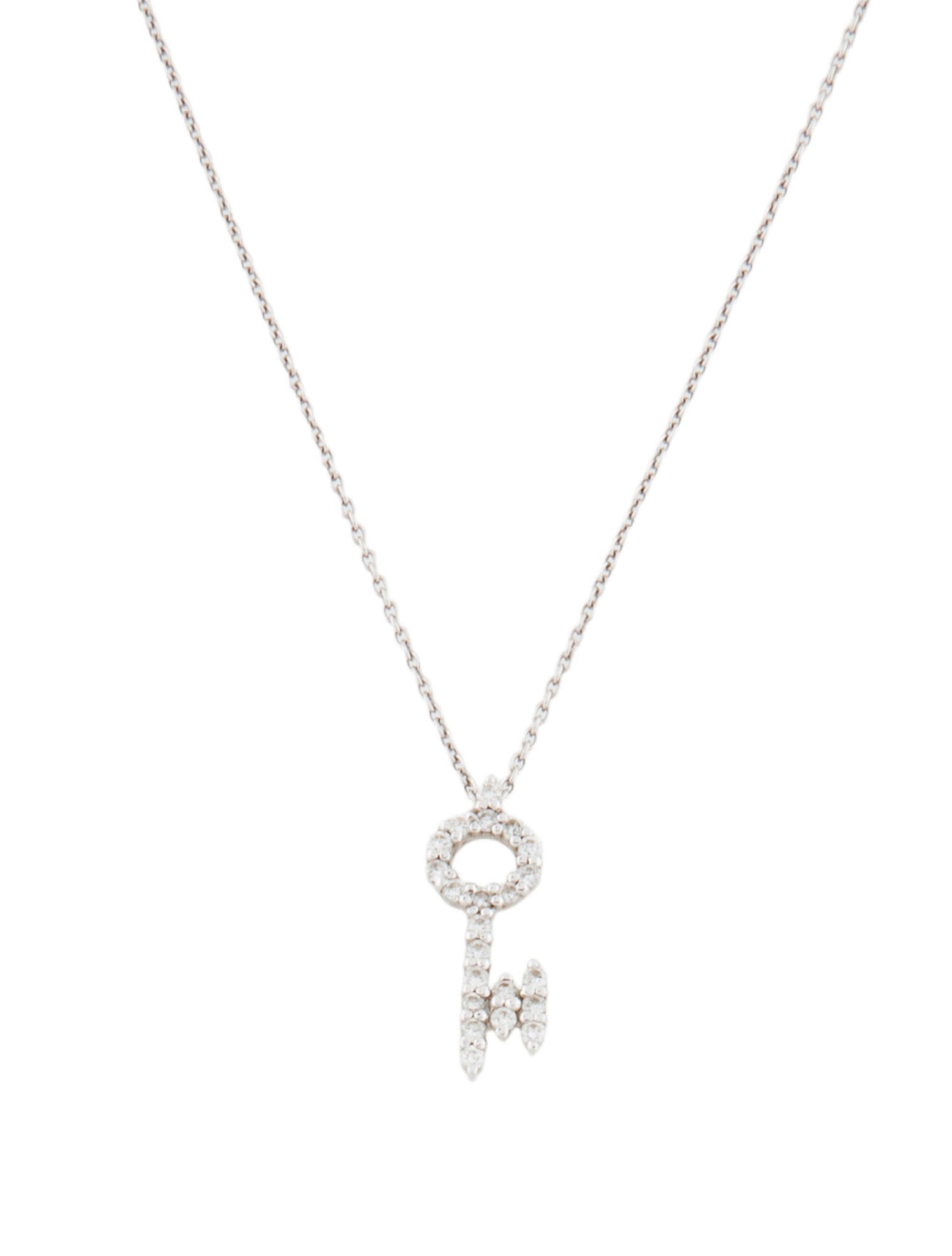 Roberto Coin 18K Diamond Key Pendant Charm