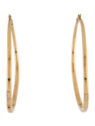 Roberto Coin 18K Graduated Hoop Earrings
