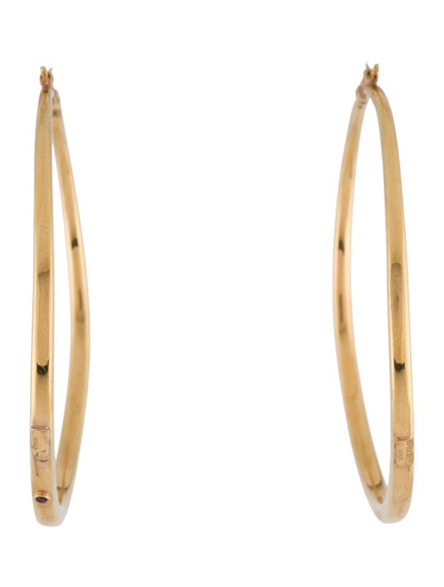 Roberto Coin 18K Graduated Hoop Earrings