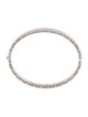 Roberto Coin 18K Diamond Princess Satin Bangle Bracelet