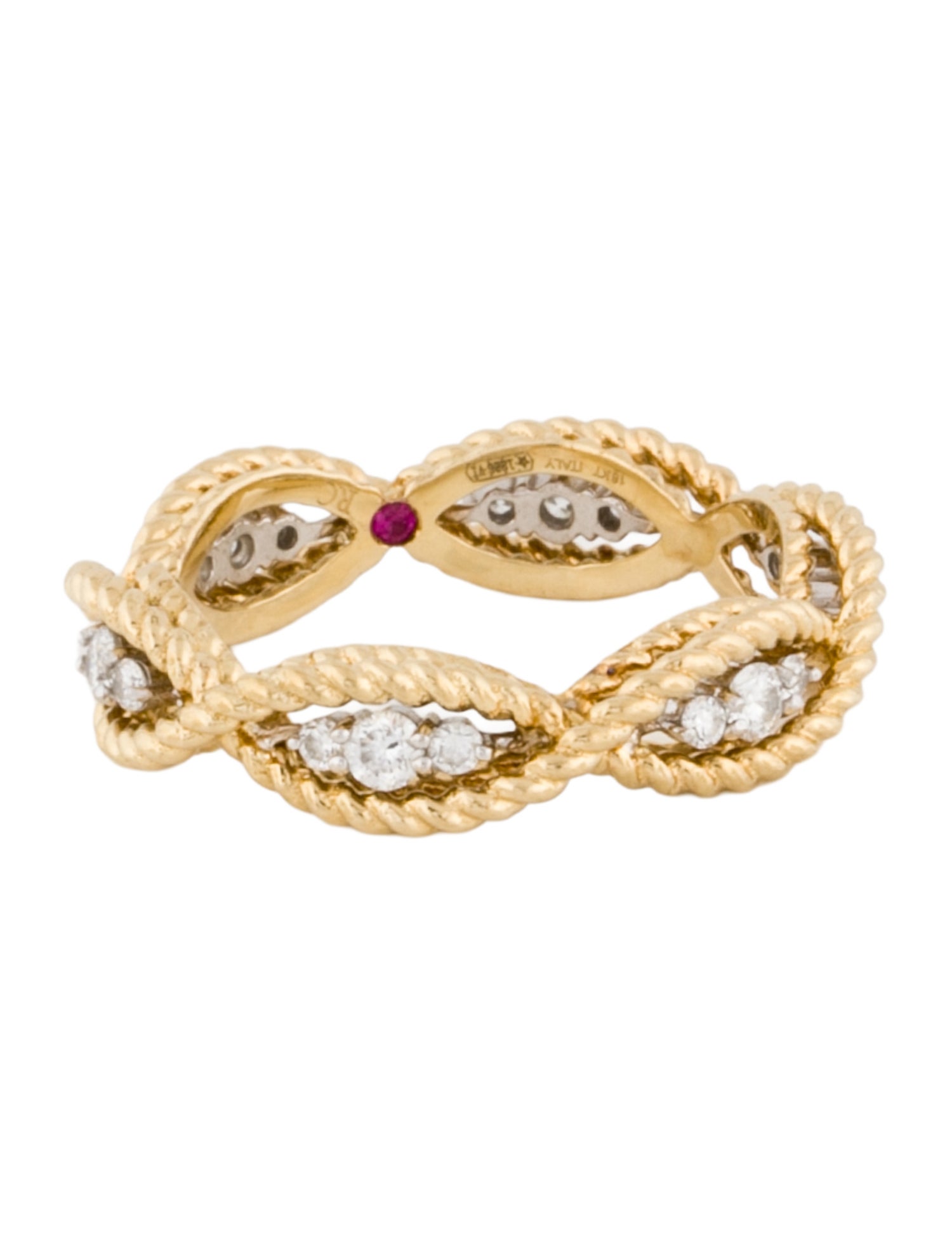 Roberto Coin 18K Diamond Barocco Ring