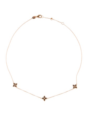 Roberto Coin 18K Diamond Reversible Flower Necklace