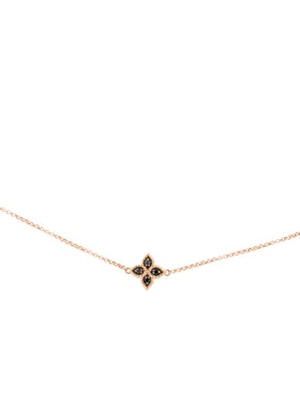 Roberto Coin 18K Diamond Reversible Flower Necklace
