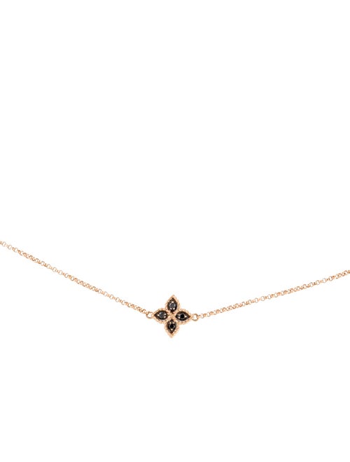 Roberto Coin 18K Diamond Reversible Flower Necklace