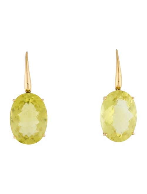 Roberto Coin 18K Quartz Drop Earrings