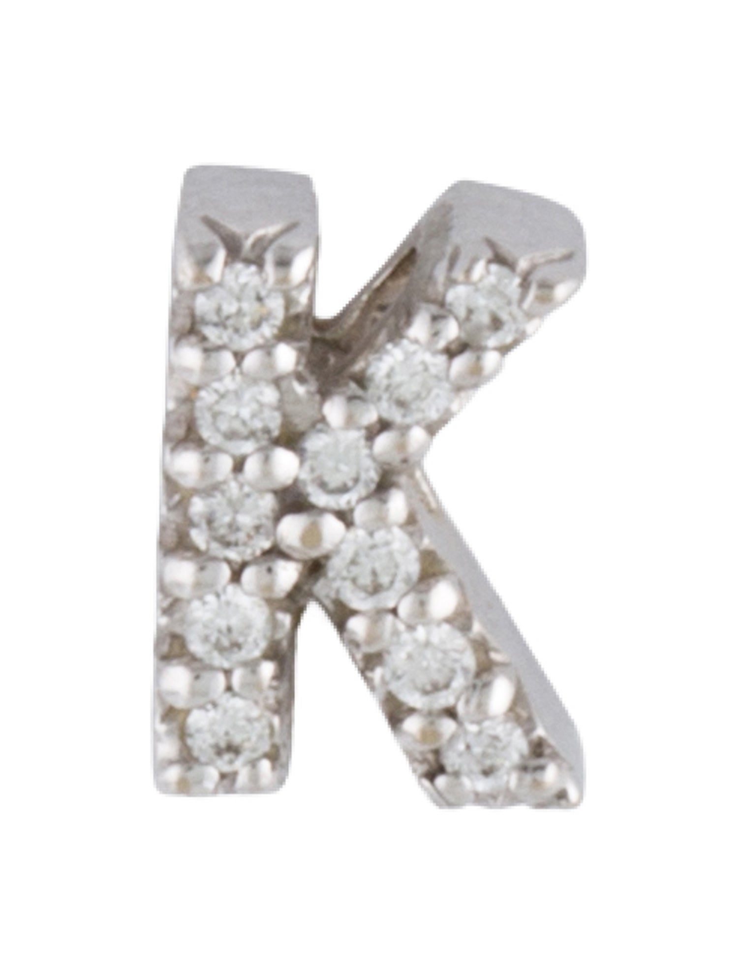 Roberto Coin 18K Diamond Love Letter Initial 'K' Pendan