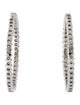 Roberto Coin 18K 3.46ctw Diamond Inside Out Hoop Earrings