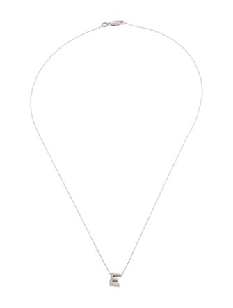 Roberto Coin 18K Diamond Love Letter 'E' Necklace