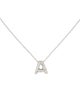 Roberto Coin 18K Diamond Love Letter 'A' Pendant Choker Necklace