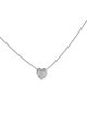 Roberto Coin 18K Diamond Tiny Treasures Puffed Heart Pendant Necklace