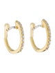 Roberto Coin 18K Diamond Baby Huggie Earrings
