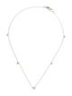 Roberto Coin 18K Diamond Heart Station Necklace