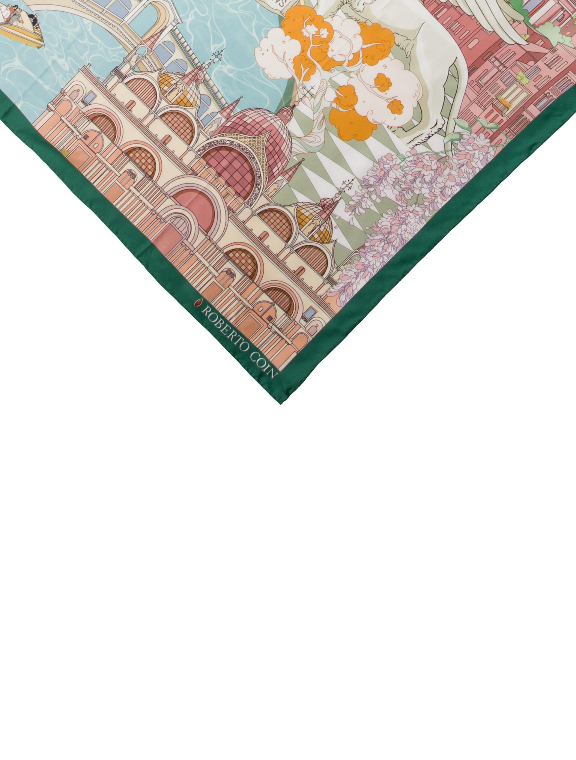 Roberto Coin Silk Printed Scarf