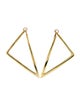 Roberto Coin 18K Large Triangle Earrings