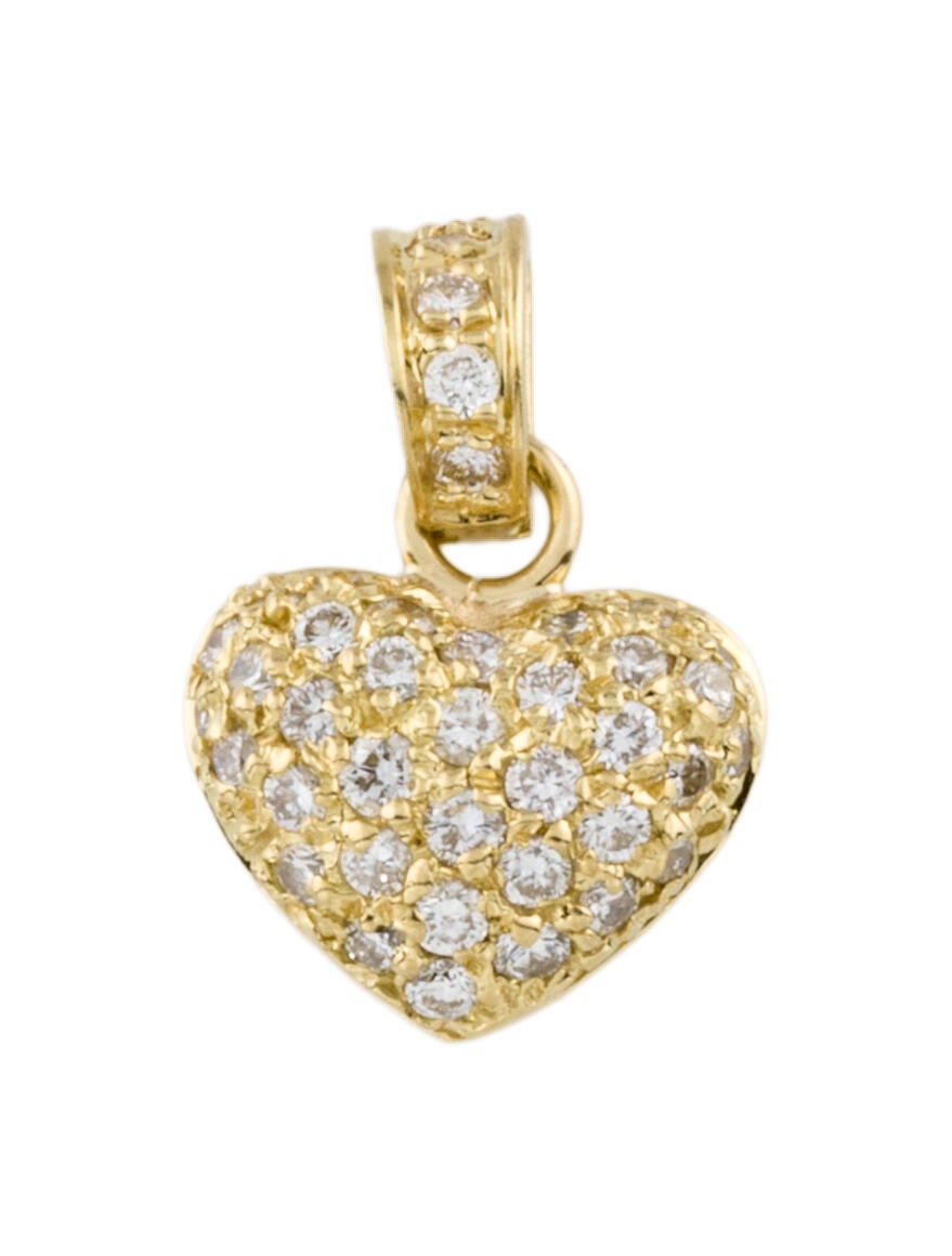 Roberto Coin 18K Diamond Heart Pendant