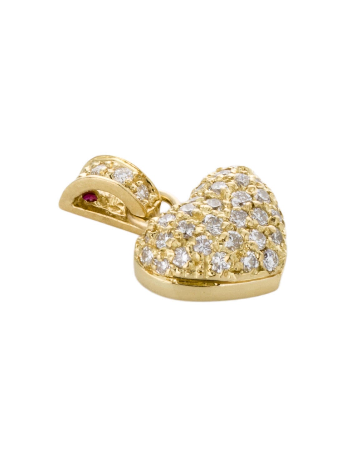 Roberto Coin 18K Diamond Heart Pendant