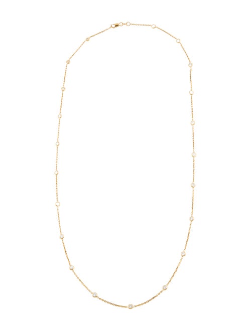 Roberto Coin 18K 1.68ctw Diamonds By The Inch 21 Station Necklace