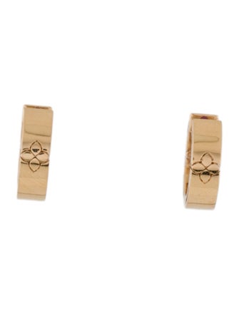 Roberto Coin 18K Diamond Love In Verona Hoop Earrings