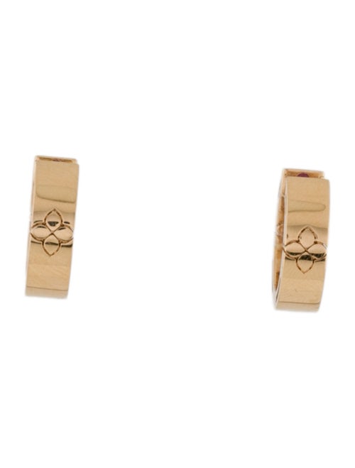 Roberto Coin 18K Diamond Love In Verona Hoop Earrings