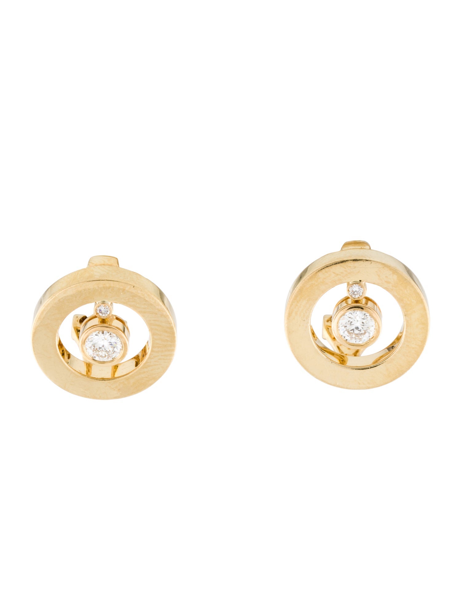 Roberto Coin 18K Diamond Cento Convertible Earclip Earrings