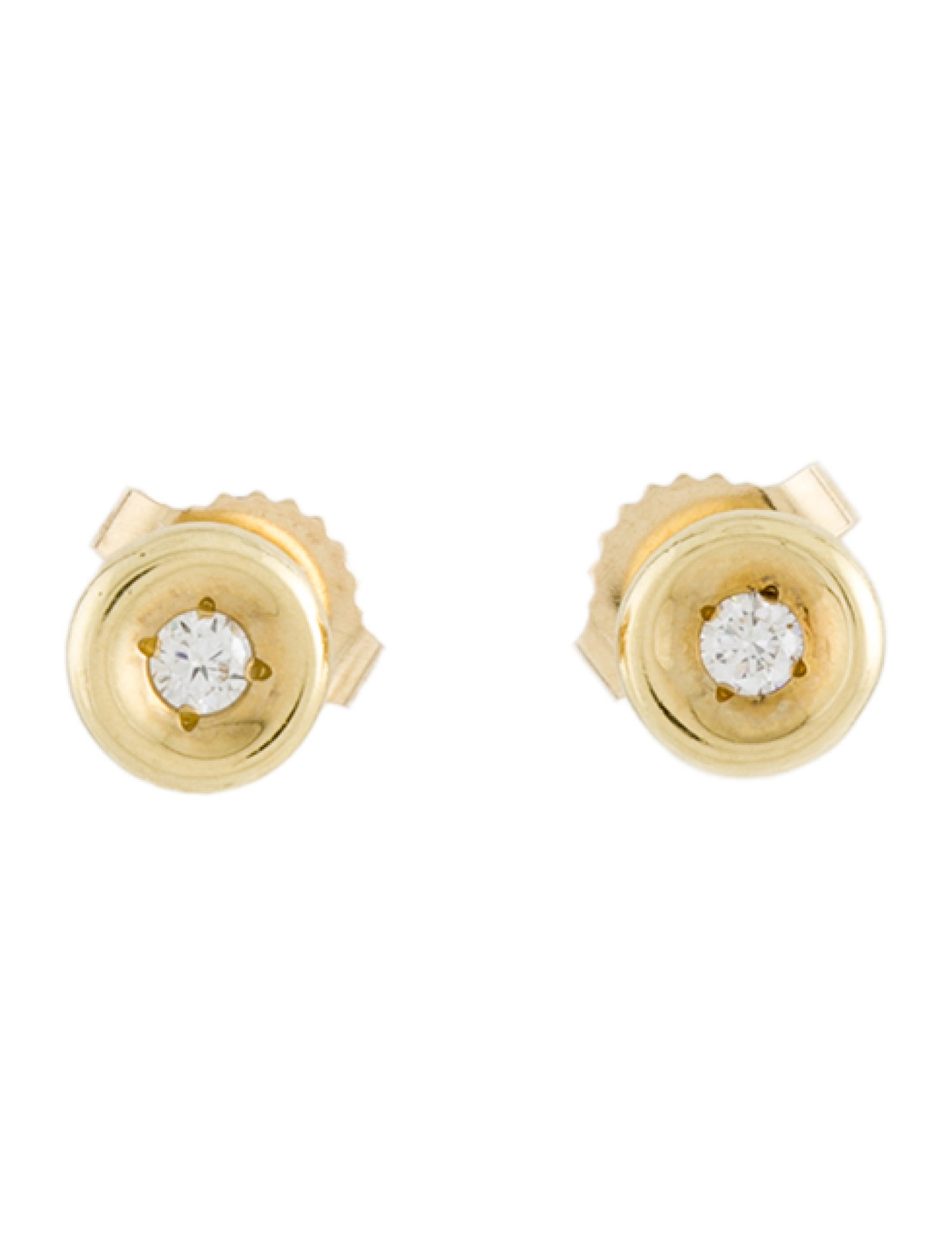 Roberto Coin 18K Diamond Classic Stud Earrings