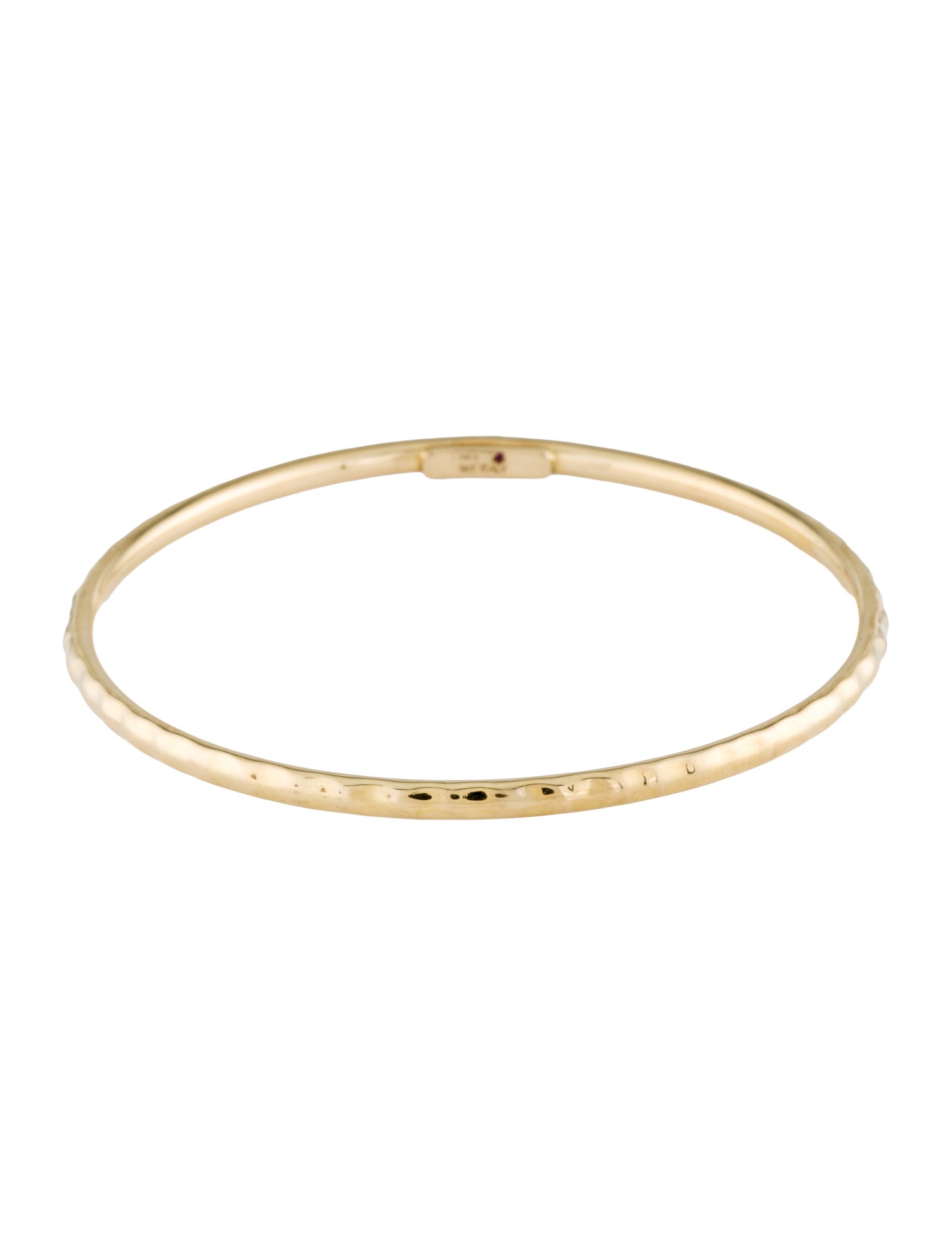 Roberto Coin 18K Martellato Hammered Bangle