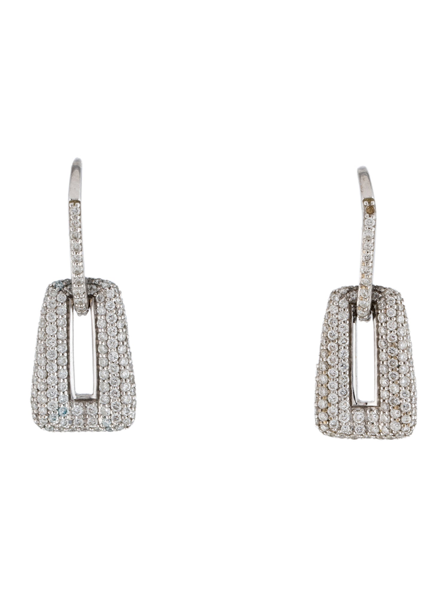 Roberto Coin 18K 1.05ctw Diamond Drop Earrings