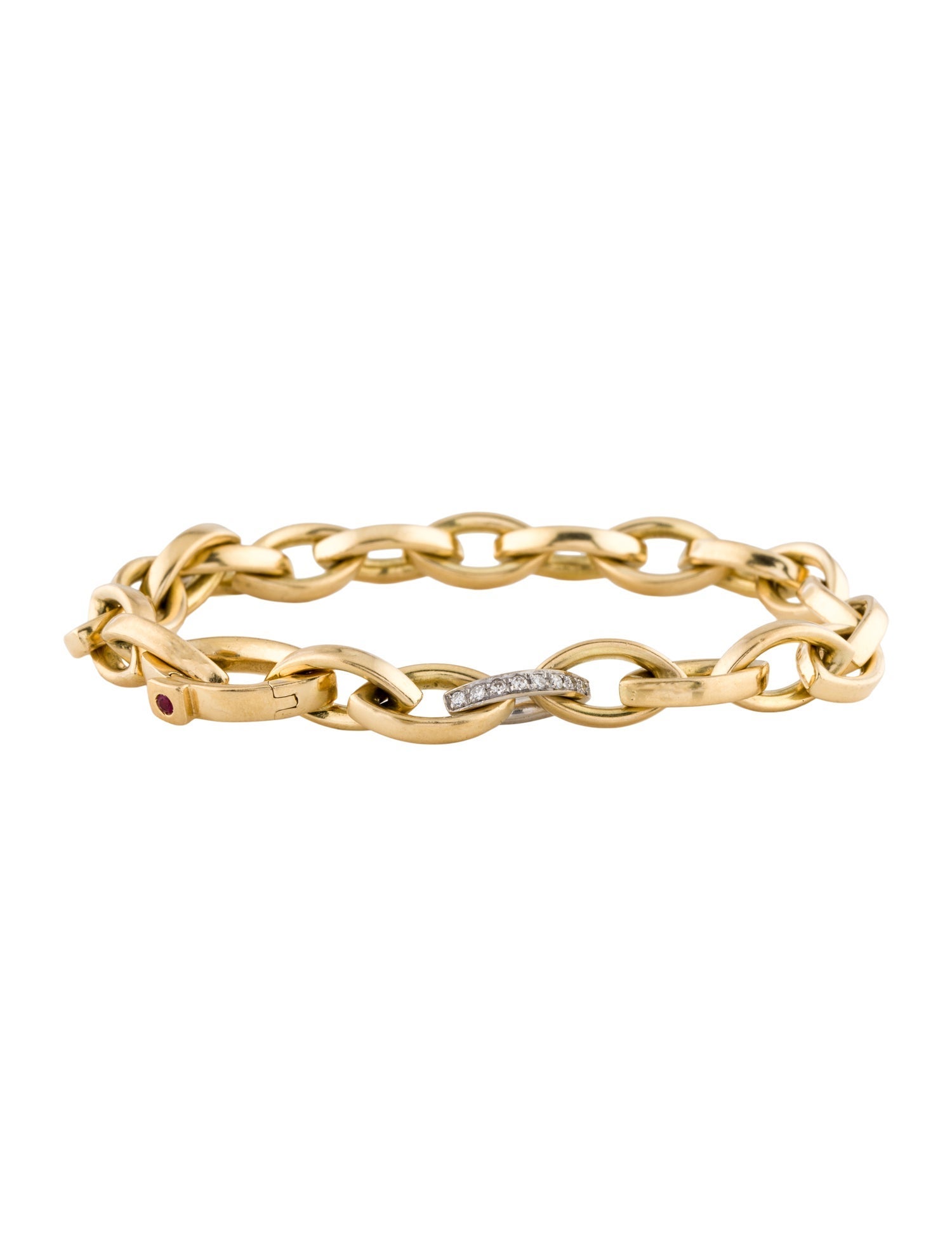 Roberto Coin 18K Diamond Link Bracelet